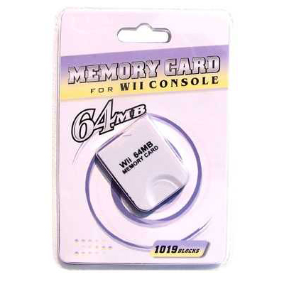 Wii 64MB Memory Card