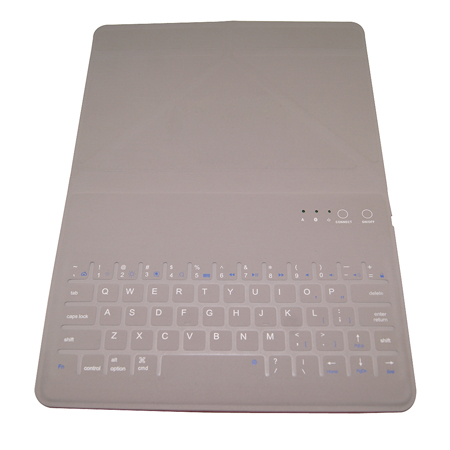 Bluetooth Keyboard Folding Stand Leather Case Cover for iPad Mini
