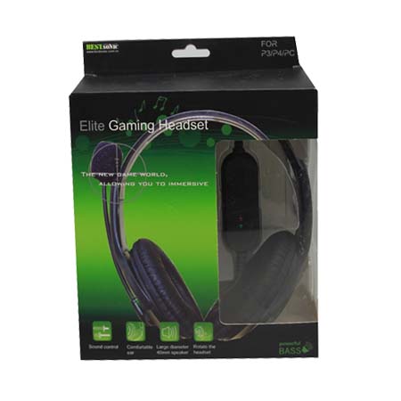 3 in 1 Wired headphone for PS4/PS3/PC