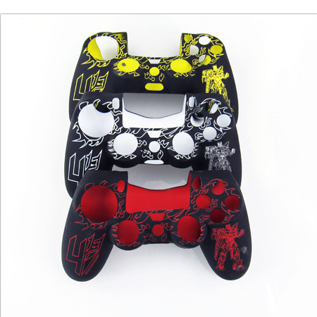 Silicone Skin Case Cover for PS4 controller